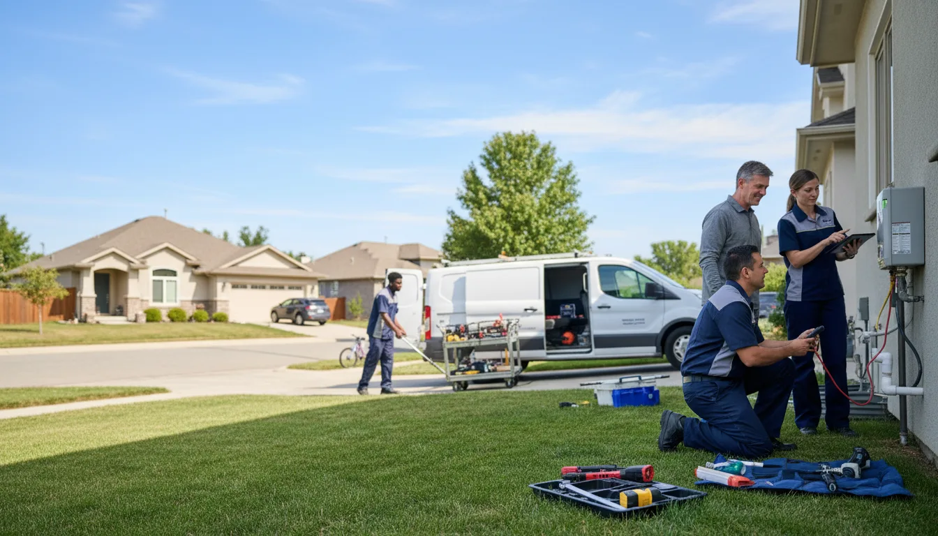 Tankless water heater service in Ackerly, TX